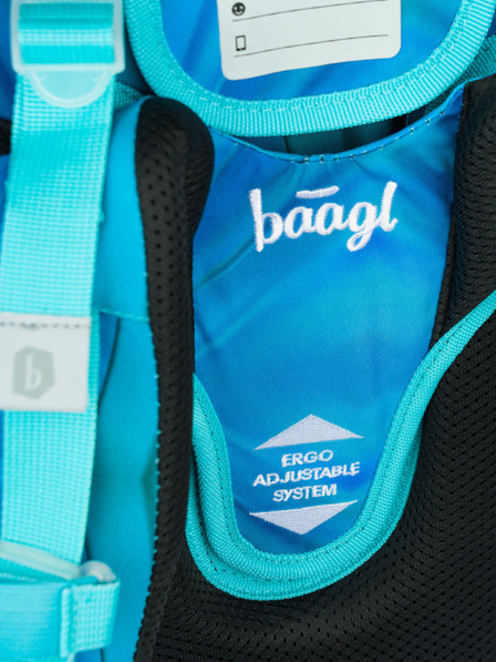 BAAGL  Blauer Schulranzen Ergo Baagl Butterfly
