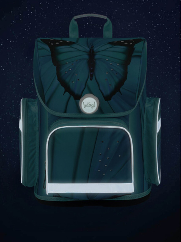 BAAGL  Blauer Schulranzen Ergo Baagl Butterfly