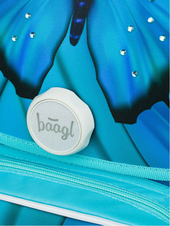 BAAGL  Blauer Schulranzen Ergo Baagl Butterfly