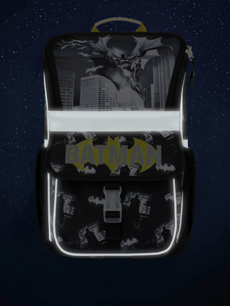 BAAGL  Schwarzer Schulranzen Zippy Baagl Batman Darky City