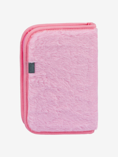 BAAGL  Rosa Schulmäppchen einreihig Baagl Flamingo