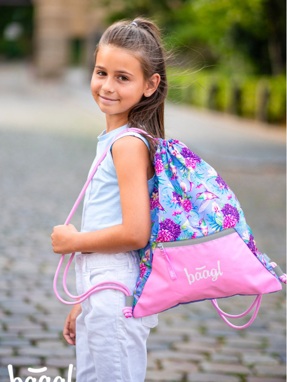 BAAGL  Lila Tasche mit Tasche Baagl Kolibri