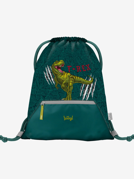 BAAGL  Grünes Mäppchen mit Tasche Baagl T-Rex