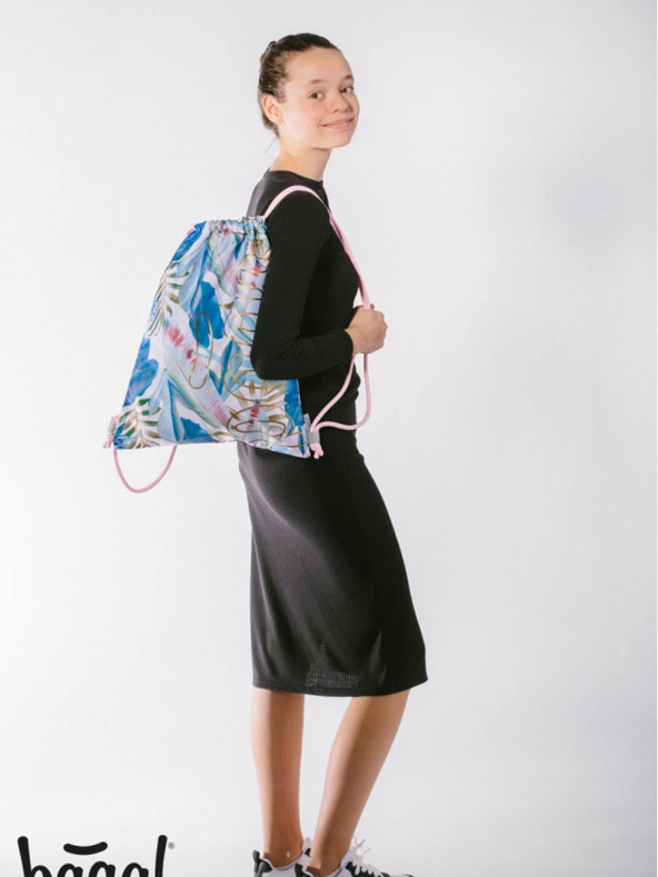 BAAGL  Lila Tasche Baagl Skate Leafs