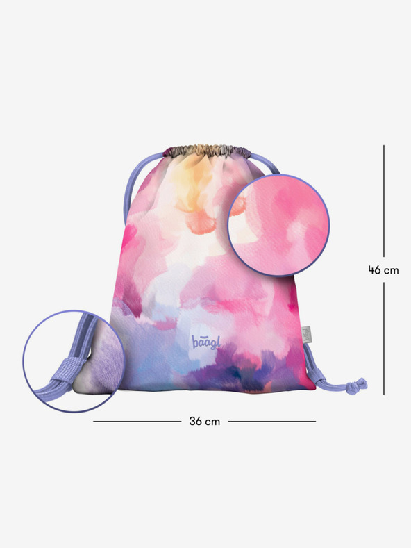 BAAGL  Rosa Tasche Baagl Painting
