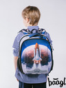 BAAGL  Blaues Schulset - Aktentasche, Federmappe, Tasche Baagl Shelly Space Shuttle