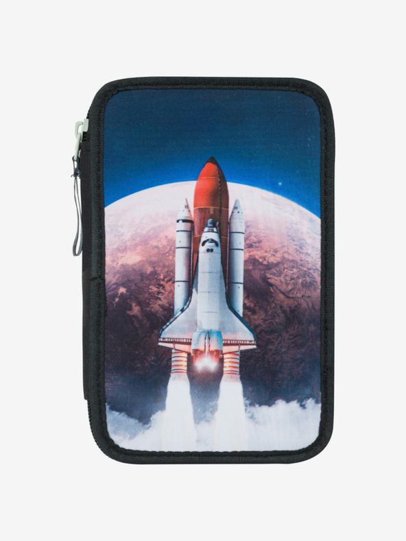 BAAGL  Blaues Schulset - Aktentasche, Federmappe, Tasche Baagl Shelly Space Shuttle