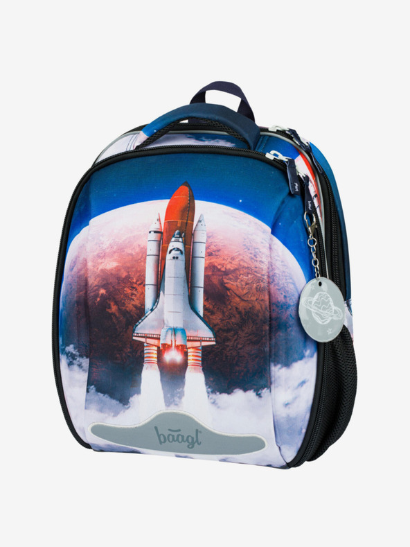 BAAGL  Blaues Schulset - Aktentasche, Federmappe, Tasche Baagl Shelly Space Shuttle