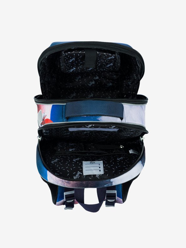 BAAGL  Blaues Schulset - Aktentasche, Federmappe, Tasche Baagl Shelly Space Shuttle