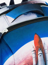 BAAGL  Blaues Schulset - Aktentasche, Federmappe, Tasche Baagl Shelly Space Shuttle