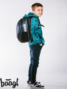 BAAGL  Schwarzes Schulset - Aktentasche, Federmappe, Tasche Baagl Shelly Batman Dark City