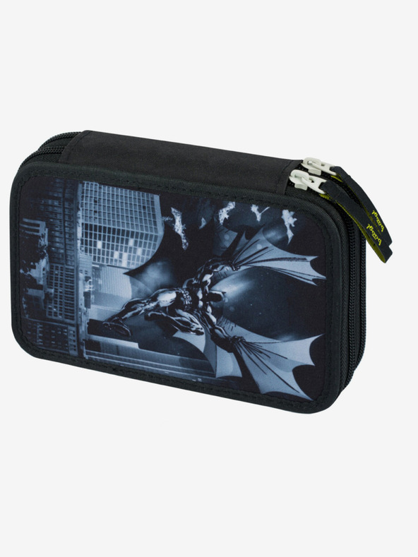 BAAGL  Schwarzes Schulset - Aktentasche, Federmappe, Tasche Baagl Shelly Batman Dark City