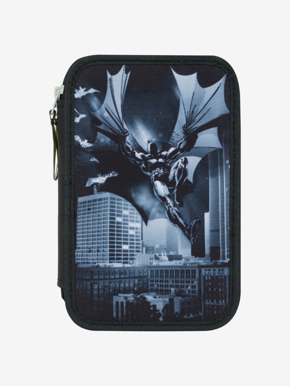 BAAGL  Schwarzes Schulset - Aktentasche, Federmappe, Tasche Baagl Shelly Batman Dark City