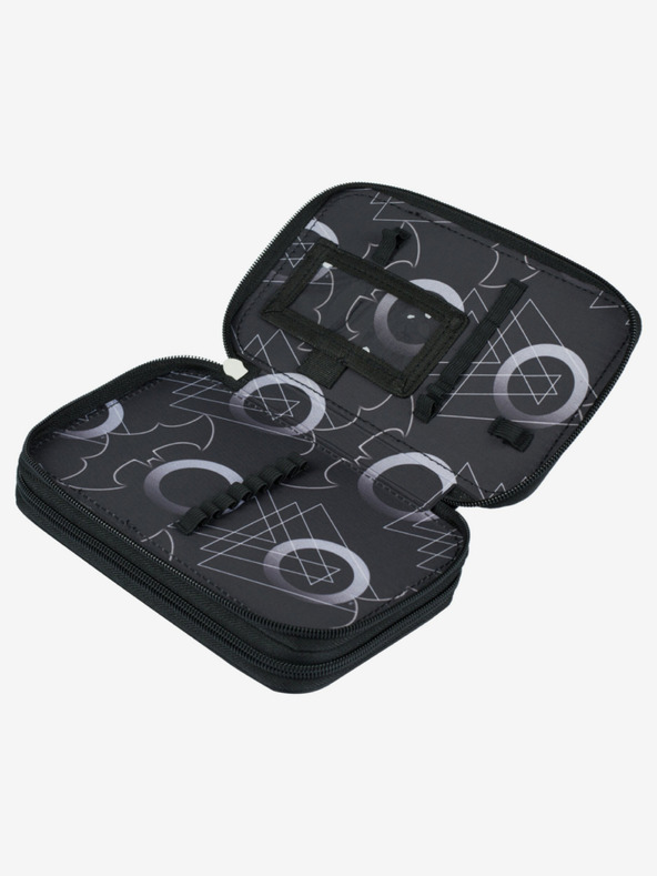 BAAGL  Schwarzes Schulset - Aktentasche, Federmappe, Tasche Baagl Shelly Batman Dark City