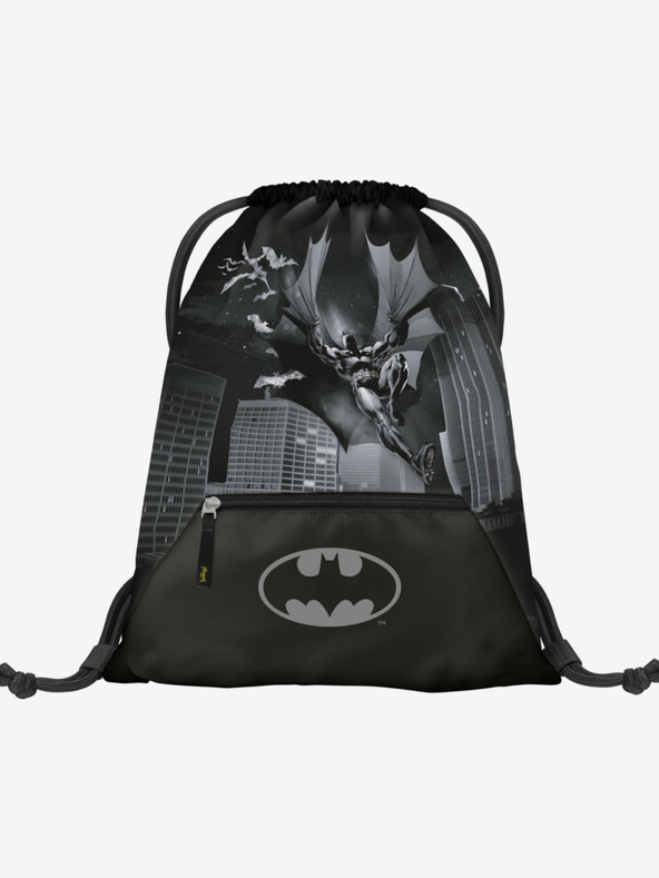 BAAGL  Schwarzes Schulset - Aktentasche, Federmappe, Tasche Baagl Shelly Batman Dark City