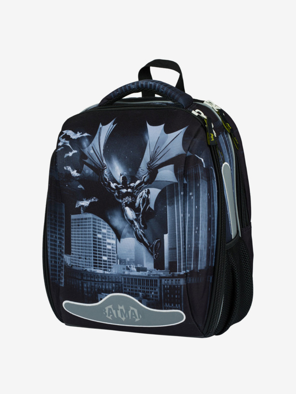 BAAGL  Schwarzes Schulset - Aktentasche, Federmappe, Tasche Baagl Shelly Batman Dark City