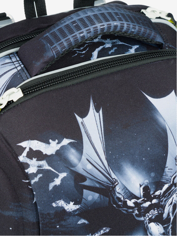 BAAGL  Schwarzes Schulset - Aktentasche, Federmappe, Tasche Baagl Shelly Batman Dark City