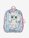 BAAGL  Weißes Schulset - Aktentasche, Federmäppchen, Tasche Baagl Shelly Raccoon