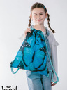 BAAGL  Blaues Schulset Ergo - Aktentasche, Federmäppchen, Tasche Baagl Butterfly
