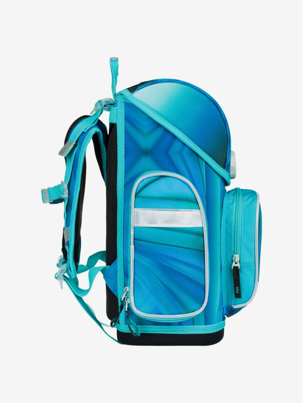 BAAGL  Blaues Schulset Ergo - Aktentasche, Federmäppchen, Tasche Baagl Butterfly