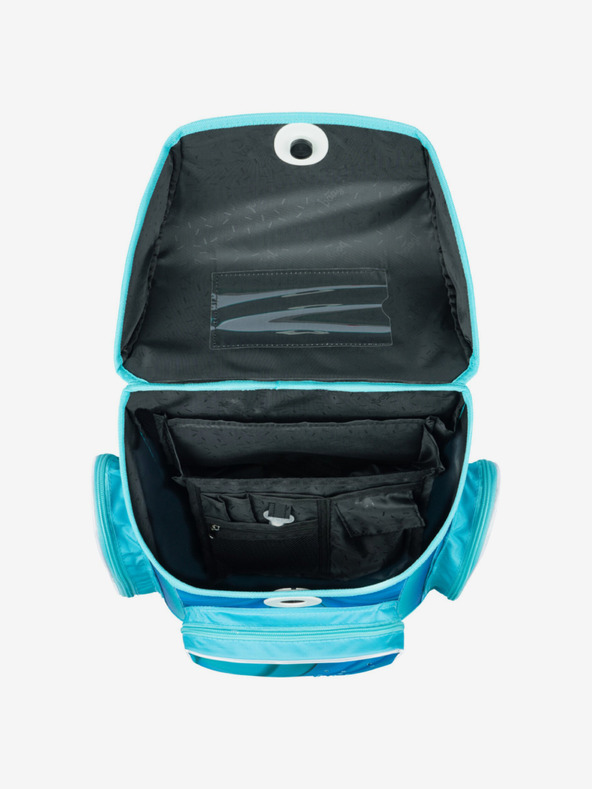 BAAGL  Blaues Schulset Ergo - Aktentasche, Federmäppchen, Tasche Baagl Butterfly