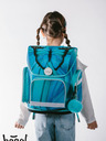 BAAGL  Blaues Schulset Ergo - Aktentasche, Federmäppchen, Tasche Baagl Butterfly