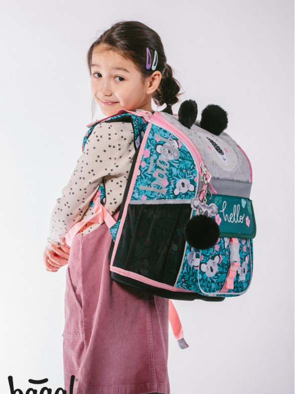 BAAGL  Grünes Zippy-Schulset - Aktentasche, Federmäppchen, Tasche Baagl Baby Koala