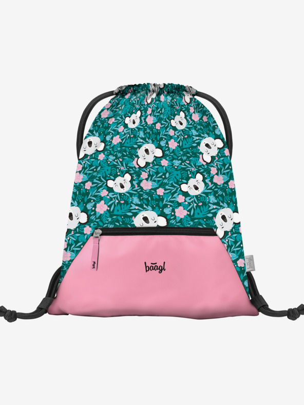 BAAGL  Grünes Zippy-Schulset - Aktentasche, Federmäppchen, Tasche Baagl Baby Koala