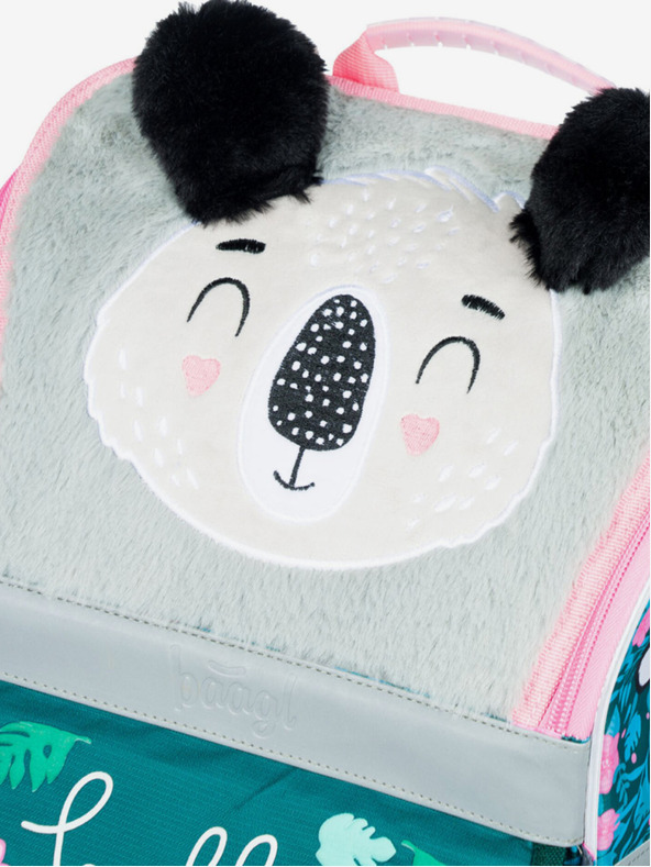 BAAGL  Grünes Zippy-Schulset - Aktentasche, Federmäppchen, Tasche Baagl Baby Koala