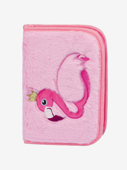 BAAGL  Rosa Schulset Zippy - Aktentasche, Federmäppchen, Tasche Baagl Flamingo
