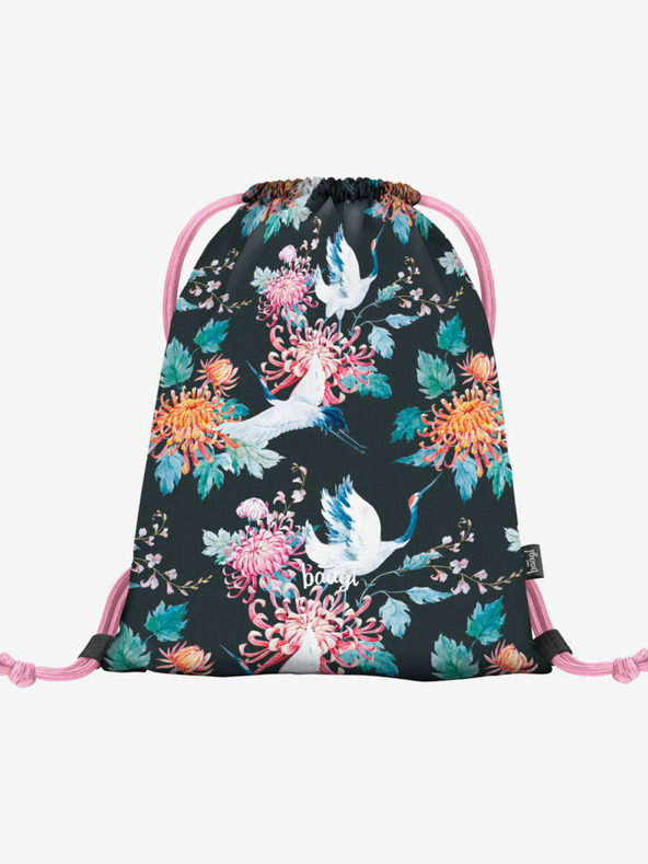 BAAGL  Grünes Schulset - Rucksack, Mäppchen, Tasche Baagl Core Birds