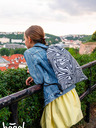 BAAGL  Schwarzes Schulset – Rucksack, Federmäppchen, Baagl Core Mixture Tasche