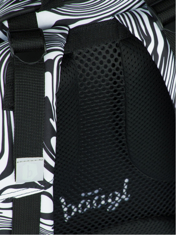 BAAGL  Schwarzes Schulset – Rucksack, Federmäppchen, Baagl Core Mixture Tasche