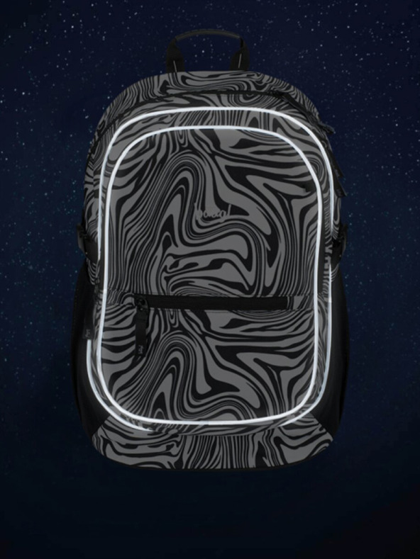 BAAGL  Schwarzes Schulset – Rucksack, Federmäppchen, Baagl Core Mixture Tasche