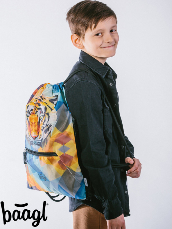 BAAGL  Orange Tasche mit Tasche Baagl Tiger