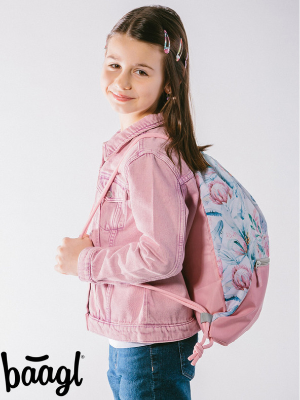 BAAGL  Weiße Tasche mit Tasche Baagl Raccoon