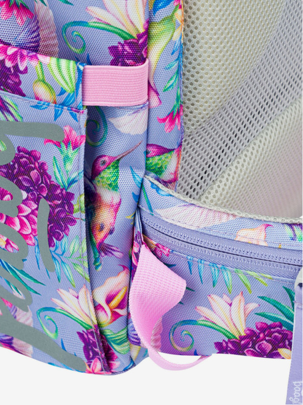 BAAGL  Lila luftiger Baagl-Kolibri-Schulrucksack