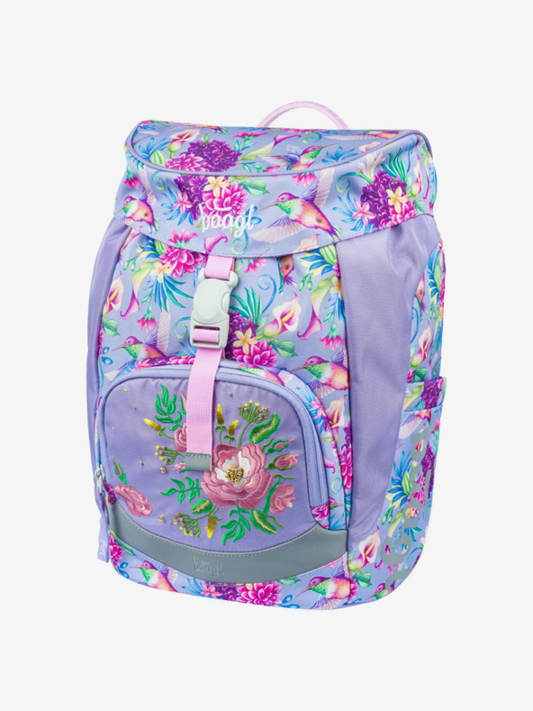 BAAGL  Lila luftiger Baagl-Kolibri-Schulrucksack