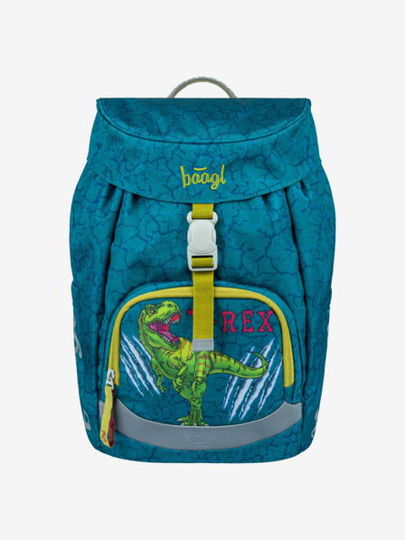 BAAGL  Grüner Schulrucksack Airy Baagl T-Rex