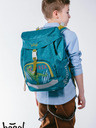 BAAGL  Grüner Schulrucksack Airy Baagl T-Rex