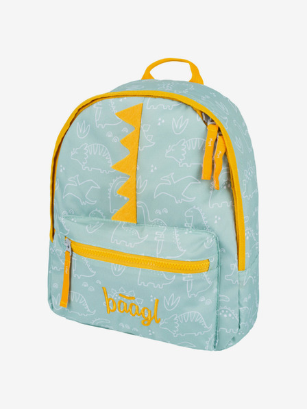 BAAGL  Grüner Vorschulrucksack Baagl Dino