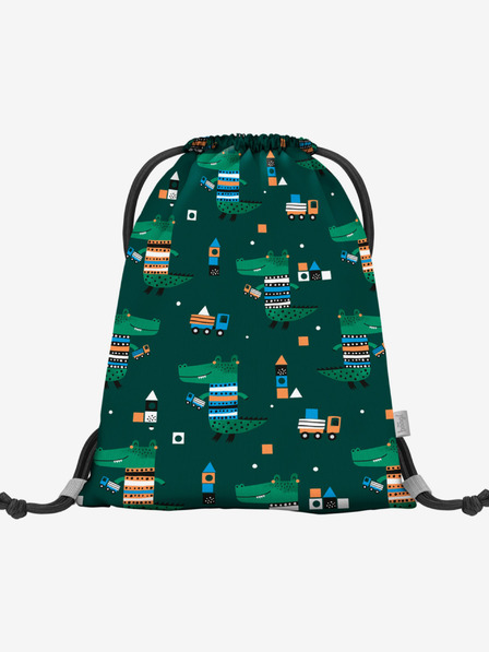 BAAGL  Grüne Vorschultasche Baagl Krokodil