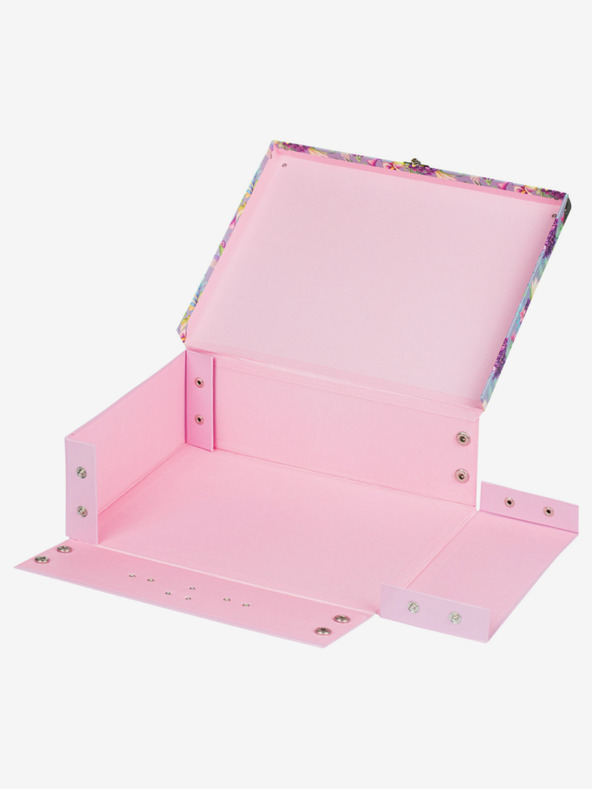 BAAGL  Violette Faltschultasche mit Beschlägen Baagl Hummingbird