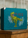 BAAGL  Grüne Faltschultasche mit Beschlägen Baagl T-Rex