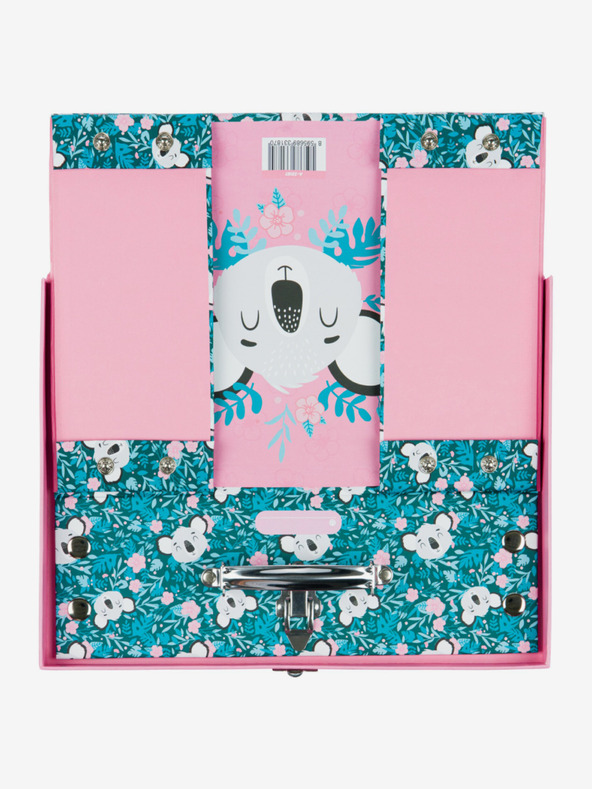 BAAGL  Pinke Faltschultasche mit Beschlägen Baagl Baby Koala