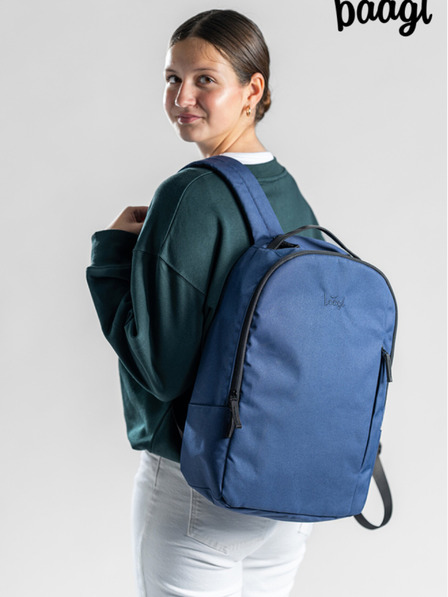 BAAGL  Blauer Rucksack Baagl eARTh