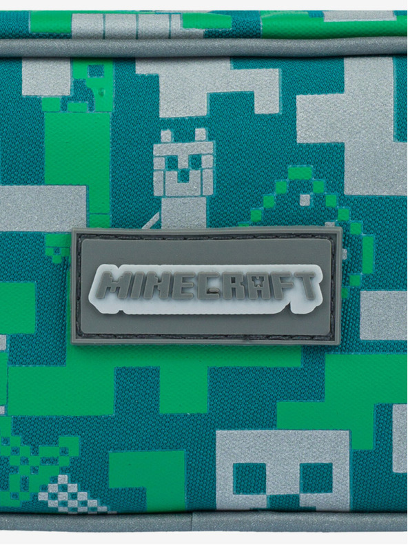 BAAGL  Grünes Mäppchen Baagl Minecraft Silber Creeper