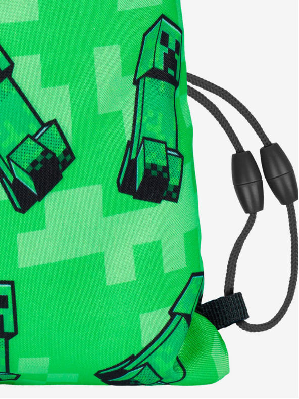 BAAGL  Grüne Tasche Baagl Minecraft Creeper