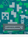 BAAGL  Grüne Tasche Baagl Minecraft Silver Creeper