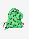 BAAGL  Grünes Schulset - Mäppchen, Tasche Baagl Minecraft 2 Creeper